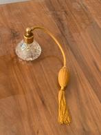 Vintage Parfumflesje met Verstuiver, Overige materialen, Gebruikt, Wit, Ophalen of Verzenden