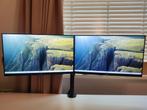 2x iiyama ProLite XUB2493HSU-B1 24" Monitoren + standaard, Iiyama, Full HD, Ophalen of Verzenden, Zo goed als nieuw