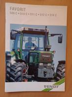Folder Fendt Favorit 509C, 510C, 511C, 512C en 514C, Ophalen of Verzenden, Gelezen, Tractor en Landbouw