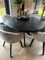Eethoek, Huis en Inrichting, Tafels | Eettafels, 100 tot 150 cm, Rond, Ophalen of Verzenden, Zo goed als nieuw