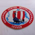 Leuke oude sticker. Shopping Center Mechelsestraat.  Leuven., Verzamelen, Stickers, Ophalen of Verzenden, Zo goed als nieuw, Overige typen