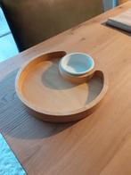 hapjes tapas bord bamboe nieuw, Ophalen of Verzenden