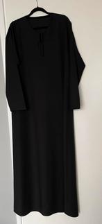 Basic abaya, Zwart, Maat 42/44 (L), Ophalen of Verzenden, Onder de knie
