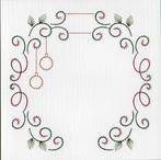 geborduurde oplegkaart nr 24, Ophalen of Verzenden, Nieuw, Kerst, Blanco kaart of Basiskaart