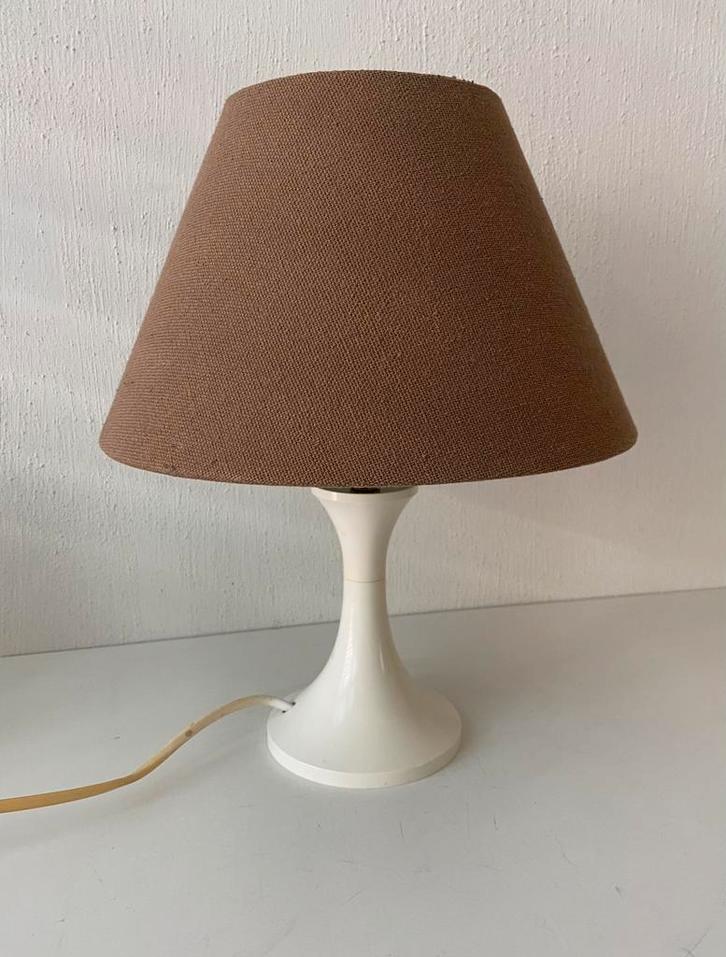 Hala Zeist tulpvoet lamp , jaren 70 Space Age, Huis en Inrichting, Lampen | Tafellampen, Gebruikt, Minder dan 50 cm, Kunststof