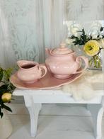 Meakin Sol Rosa thee pot schaal en kannetje antiek porselein, Antiek en Kunst, Antiek | Porselein, Ophalen