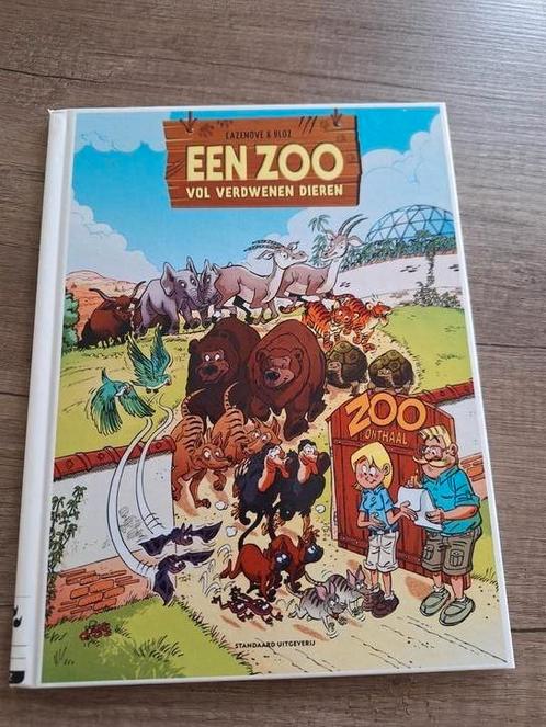 Stripboek hardcover "Een zoo vol verdwenen dieren", Boeken, Stripboeken, Zo goed als nieuw, Eén stripboek, Ophalen of Verzenden