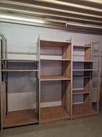 Bruynzeel stalen magazijnstelling met houten planken, Ophalen, Gebruikt