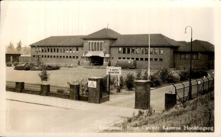 Kazerne Roermond, Verzamelen, Ansichtkaarten | Nederland, Gelopen, Limburg, Voor 1920, Ophalen of Verzenden