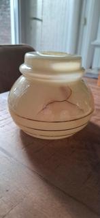 Mooie glazen lampenkap, Ophalen of Verzenden, Zo goed als nieuw, Rond, Minder dan 25 cm
