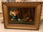 Antiek olieverf stilleven schilderij, Ophalen of Verzenden
