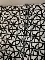 Gordijnen - 145x300 cm - Set van 4, Ophalen, 100 tot 150 cm, 200 cm of meer, Zwart