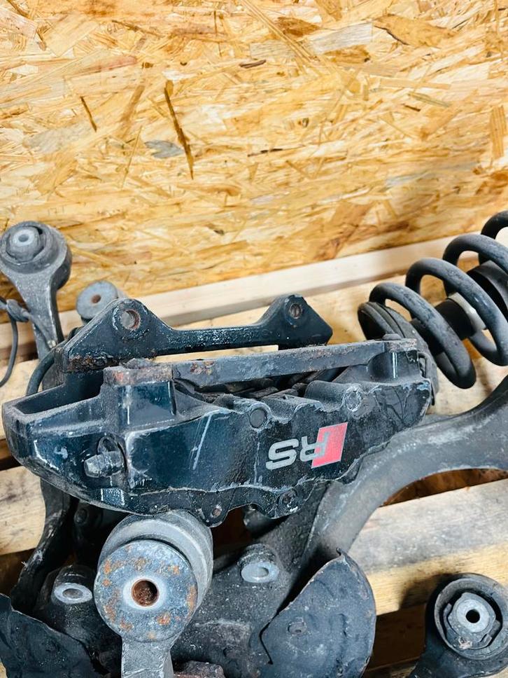 OEM RS6 Complete Draagarm Set met Remklauwen & Schokdempers, Auto-onderdelen, Ophanging en Onderstel, Audi, Gebruikt, Ophalen of Verzenden