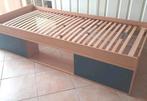 1 persoons bed met lattenbodem, Ophalen, Gebruikt, 90 cm, Eenpersoons