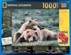National Geographic “Grizzlyberen” 1000 stukjes NIEUW, Ophalen of Verzenden, 500 t/m 1500 stukjes, Nieuw