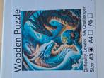 Houten puzzel A3 formaat, Hobby en Vrije tijd, Ophalen of Verzenden, Minder dan 500 stukjes