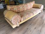 Mooie grote bank in warme kleuren. Ibiza style, Ophalen, Gebruikt, 75 tot 100 cm, Stof