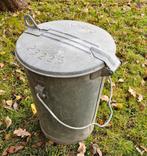 Zinken vuilnisbak Almelo, 40 liter of meer, Ophalen, Gebruikt, Minder dan 50 cm