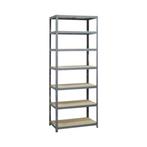 AVASCO Stellingkast Tower L 222x90x45 cm grijs, Ophalen, Zo goed als nieuw