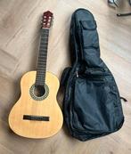 Gitaar met bescherm hoes/tas, Ophalen of Verzenden, Zo goed als nieuw, Klassieke of Spaanse gitaar