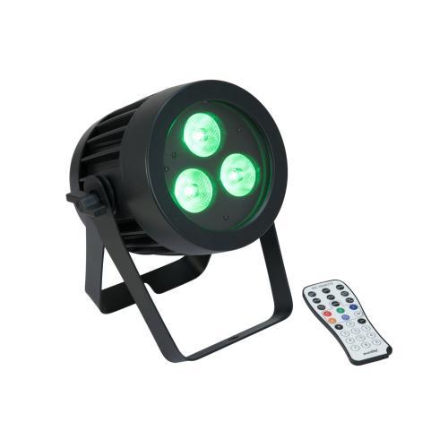 EUROLITE LED IP PAR 3x9W SCL spot IP65 Waterdicht, Muziek en Instrumenten, Licht en Laser, Nieuw, Licht, Geluidgestuurd, Kleur