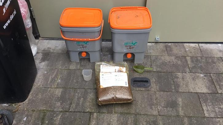 Bokashi compost set, Tuin en Terras, Aarde en Mest, Compostbak, Ophalen