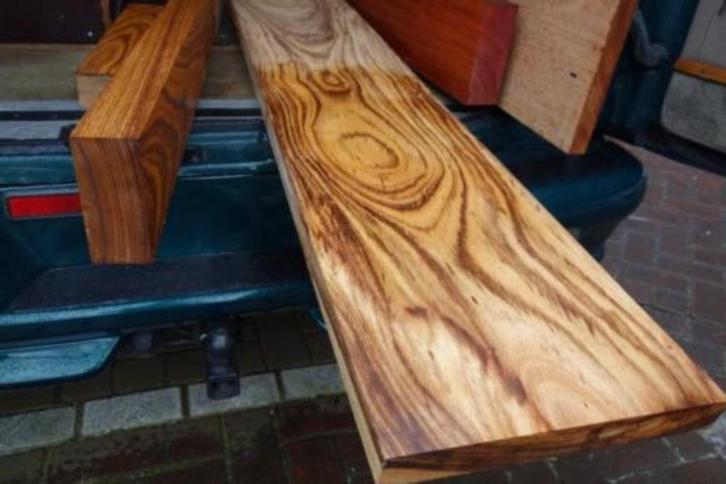 heel veel speciale houtsoorten bij de kosterfijntimmerwerk, Doe-het-zelf en Verbouw, Hout en Planken, Nieuw, Plank, Overige houtsoorten
