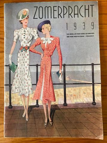 Vintage modeblad winter 1939 340 modellen in tekeningen 30's beschikbaar voor biedingen