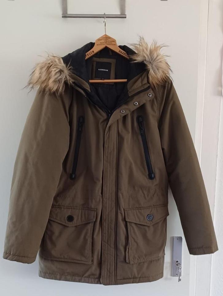 winterjas, Kleding | Dames, Jassen | Winter, Zo goed als nieuw, Maat 38/40 (M), Groen, Ophalen of Verzenden