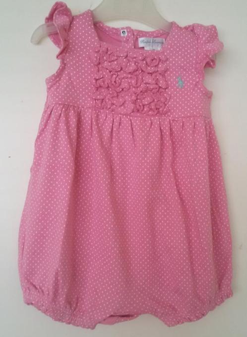 *SALE* 1-delig roze Ralph Lauren pakje maat 68 *NIEUW*, Kinderen en Baby's, Babykleding | Maat 68, Nieuw, Meisje, Pakje, Ophalen of Verzenden