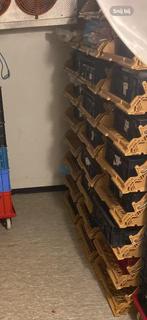 Bakkers kratten, Doe-het-zelf en Verbouw, Kratten en Dozen, Gebruikt, 40 tot 60 cm, 50 tot 75 cm, Minder dan 35 cm