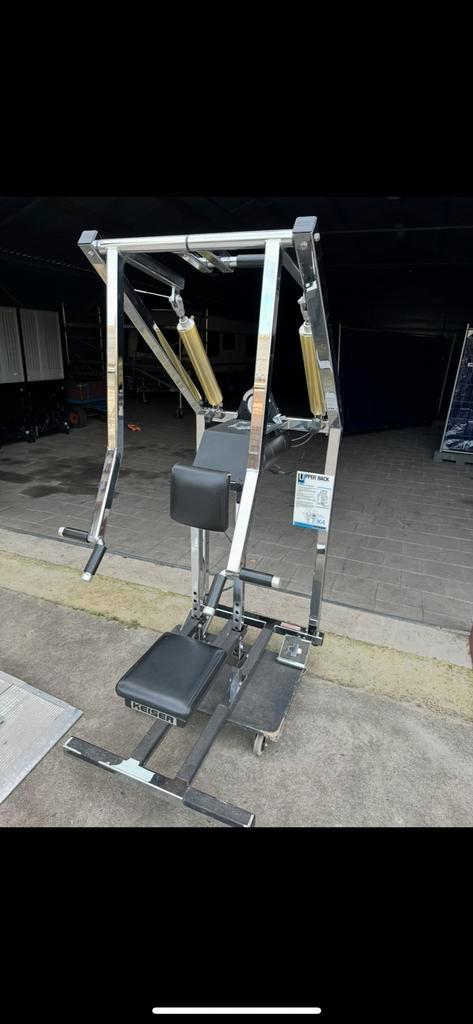 Keiser upper back/ seated row/lat, Sport en Fitness, Fitnessmaterialen, Zo goed als nieuw, Overige typen, Ophalen