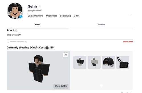 Roblox Account (stacked) (Niet zovaak gebruikt), Computers en Software, Overige Computers en Software, Ophalen