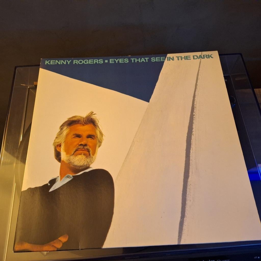 Kenny rogers eyes that see in the dark duet met dolly Parton, Ophalen of Verzenden, Gebruikt, 12 inch