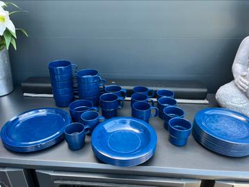 Mepal (38-delig) Vintage kampeerservies blauw Mepal beschikbaar voor biedingen