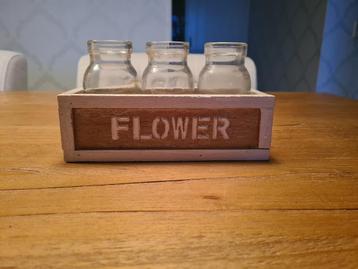 Decoratieve set - Vaasjes & fles beschikbaar voor biedingen