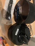 Samsung Gear S3 Frontier - Zwart met zwart stalen  band, Afstand, Zwart, Ophalen of Verzenden, Zo goed als nieuw