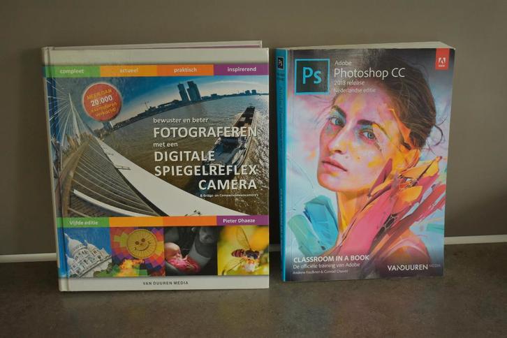 Van Duuren Beter fotograferen 5e en Adobe Photoshop CC 2018, Boeken, Kunst en Cultuur | Fotografie en Design, Gelezen, Fotografen