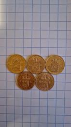 Diverse Gouden Tientjes - 1875, 1876, 1877, 1932, 1933, Ophalen, Koning Willem III, Goud, Losse munt
