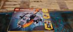 LEGO Creator 3 in 1 31111 Cyberdrone 100% compl boek en doos, Complete set, Ophalen of Verzenden, Lego, Zo goed als nieuw