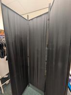 Kamerscherm, Huis en Inrichting, Stoffering | Gordijnen en Lamellen, Ophalen, 100 tot 150 cm, Zwart, Nieuw