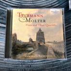 Telemann & Molter - Fluit en Hobo Kwartetten, Cd's en Dvd's, Cd's | Klassiek, Ophalen of Verzenden, Barok, Zo goed als nieuw, Kamermuziek