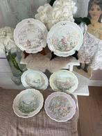 Royal Doulton the wind innThe Willows 6x ontbijt bordjes 21, Ophalen of Verzenden, Zo goed als nieuw, Porselein, Bord of Schaal
