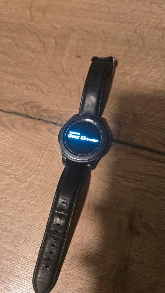 Samsung Gear S3 Frontier - Smartwatch, Sieraden, Tassen en Uiterlijk, Smartwatches, Gebruikt, Android, Zwart, Afstand, Calorieverbanding