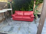 Rode ikea bank, Huis en Inrichting, Ophalen, Gebruikt, Tweepersoons, Rechte bank