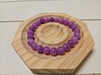 Amethist Lavendel eldsteen Armband - Verstelbaar, Overige materialen, Paars, Nieuw, Ophalen of Verzenden
