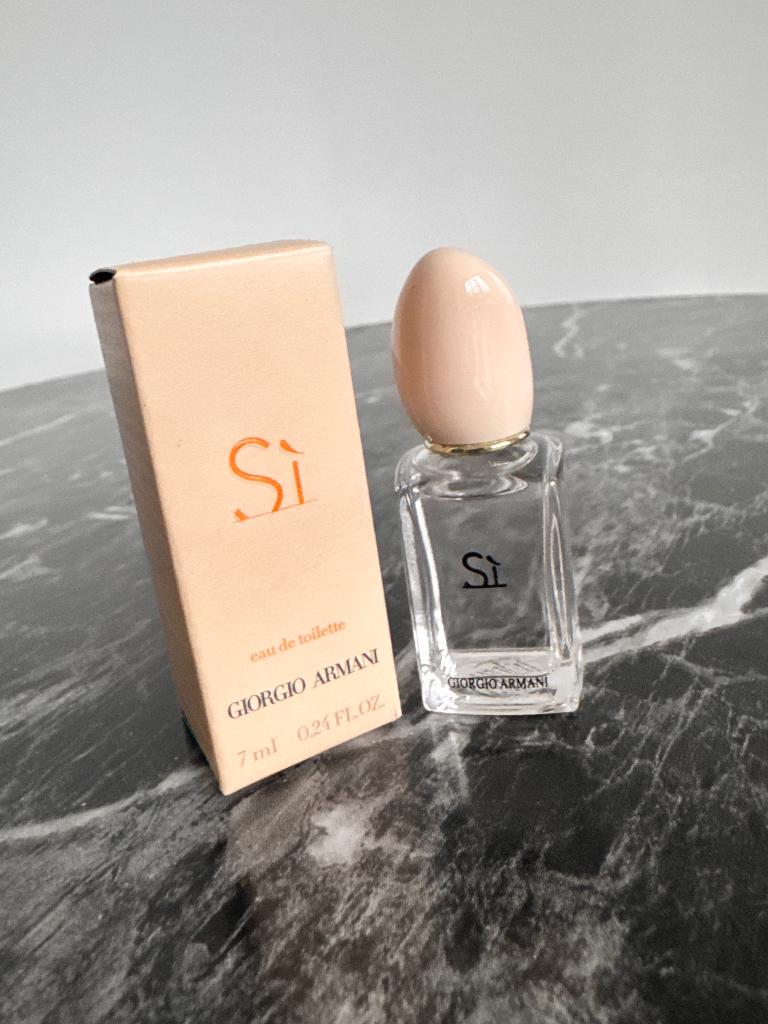 Armani Si EDT 7 ml mini miniatuur parfum, Ophalen of Verzenden, Nieuw