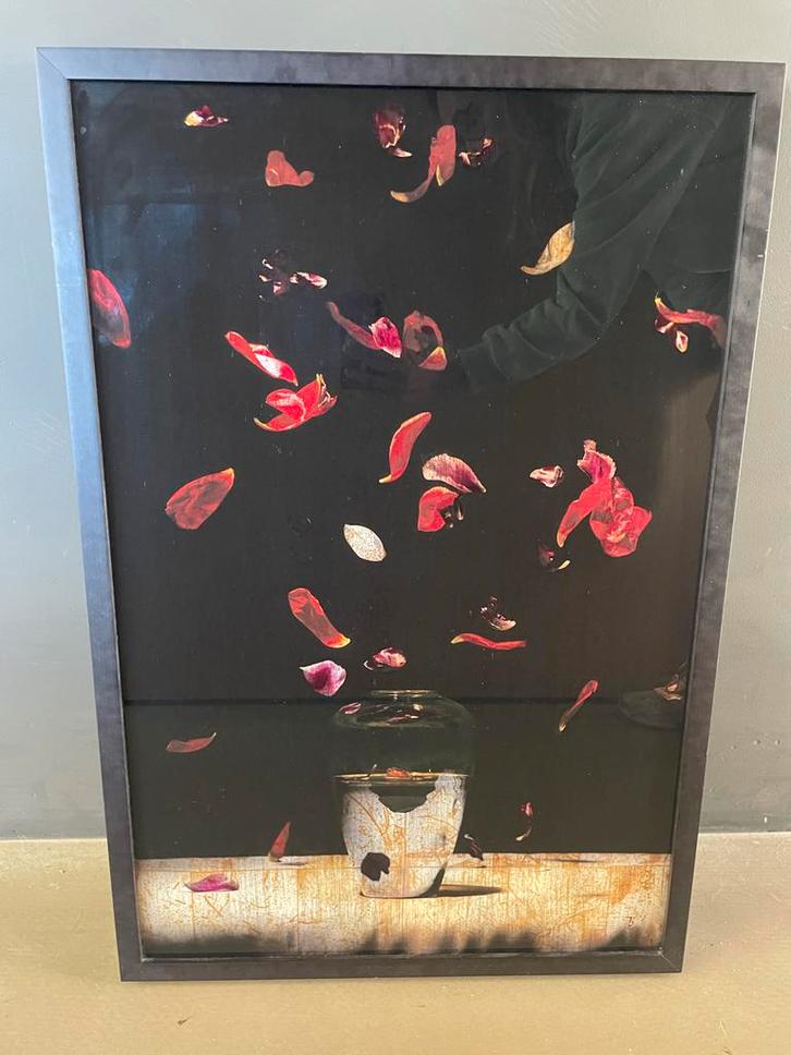 Titus Brein - Dutch Flower Bomb II - Ingelijst, 2015, Antiek en Kunst, Kunst | Tekeningen en Foto's, Ophalen of Verzenden