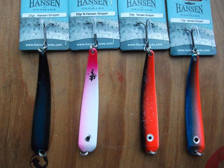 22 grams Hansen Stripper roofvis lepel / kunstaas lepel, Watersport en Boten, Hengelsport | Roofvissen, Nieuw, Overige typen, Ophalen of Verzenden