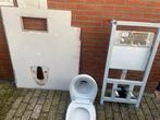 Goedwerkend hangend toilet, Ophalen, Gebruikt, Toilet